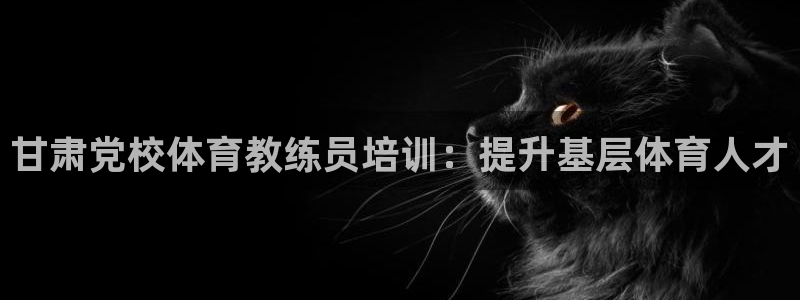 欧陆娱乐官方网站：甘肃党校体育教练员培训：提升基层体