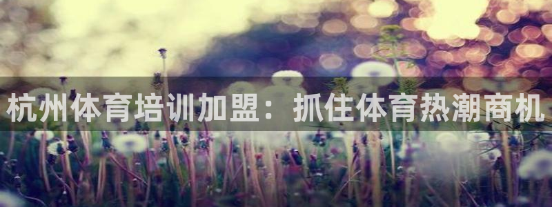 欧陆娱乐能赚钱吗现在：杭州体育培训加盟：抓住体育热潮