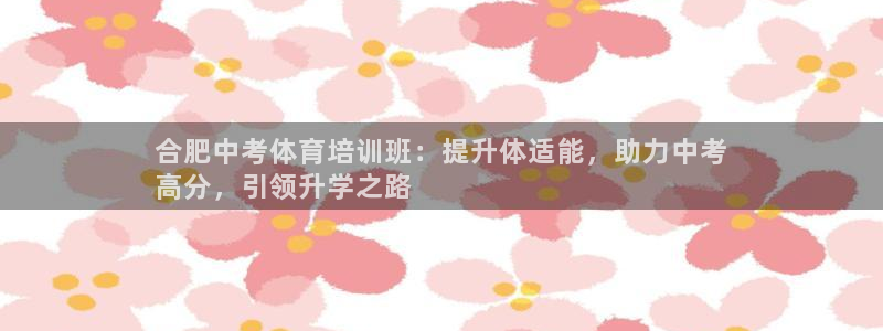 欧陆娱乐怎么注册会员账号啊：合肥中考体育培训班：提升